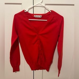 Zara Cardigan, Red, Size M